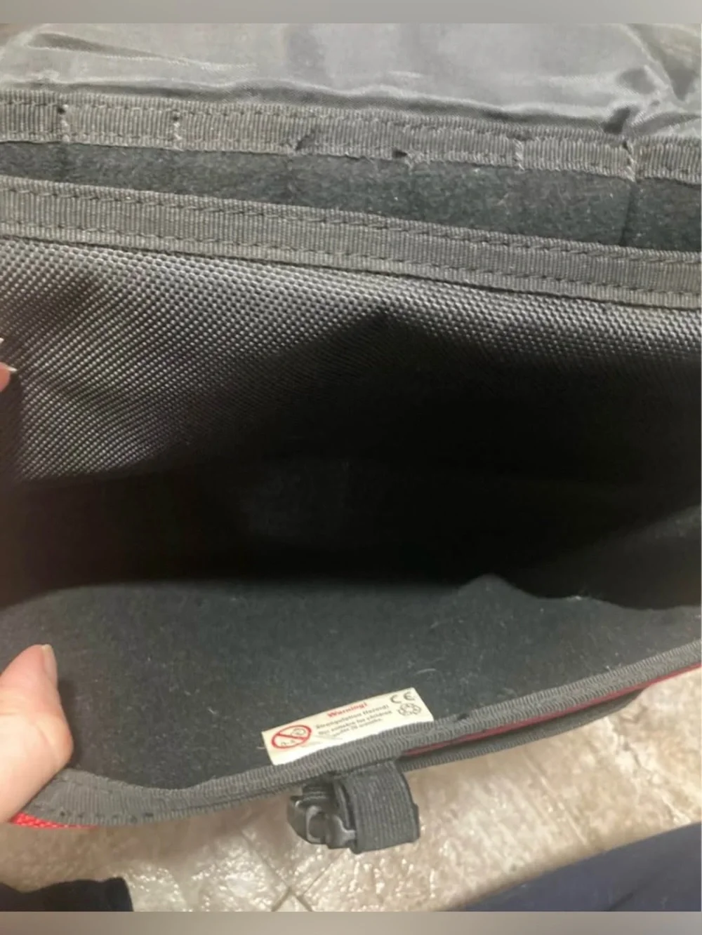 Sony PS3 Black Backpack with Red Accent